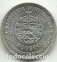 Monedas antiguas de Europa: PORTUGAL - 500 ESCUDOS - 1983 - XVII EXPOSI&Ccedil;&Atilde;O ARTE EUROPEIA - LINDA - FOTOS
