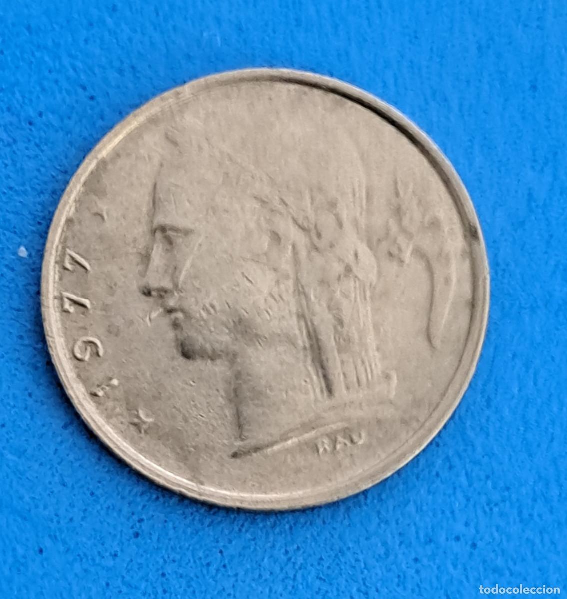 Monedas antiguas de Europa: BELGIQUE - 1 Fr - A&Ntilde;O 1977 - RAU - COBRE NIQUEL