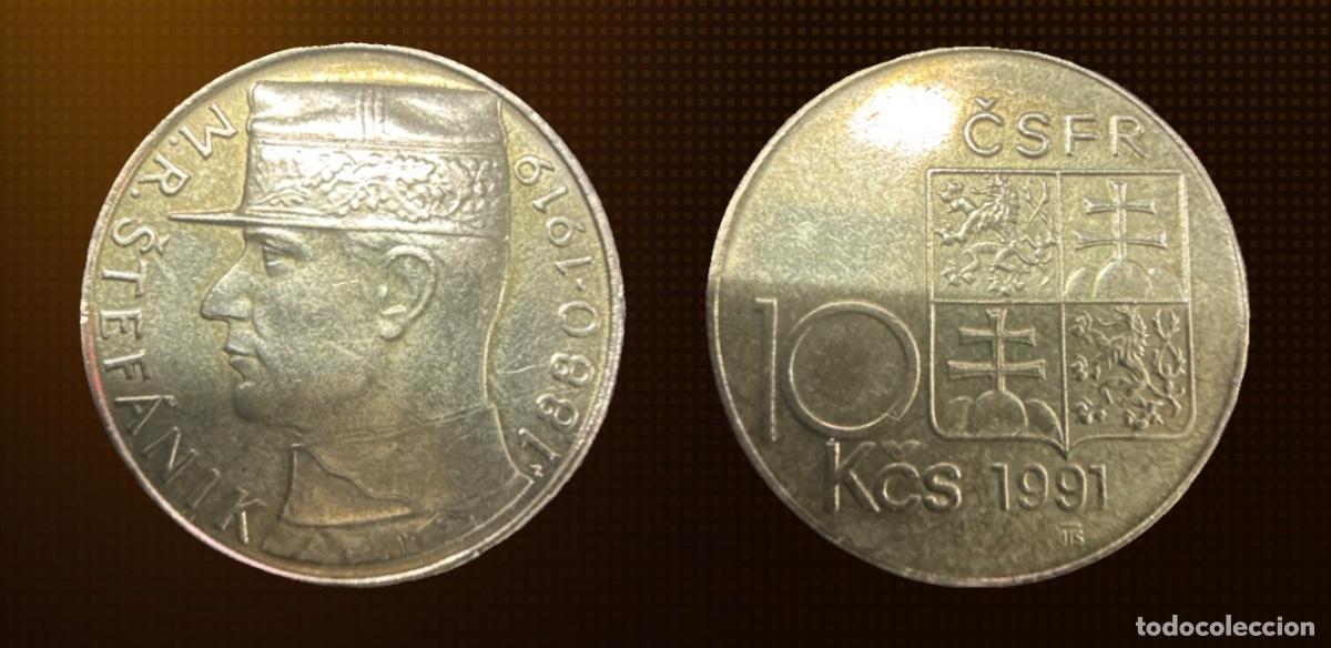 Monedas antiguas de Europa: CHECOSLOVAQUIA 1991 &mdash; UNA MONEDA DE UN PA&Iacute;S QUE YA NO EXISTE