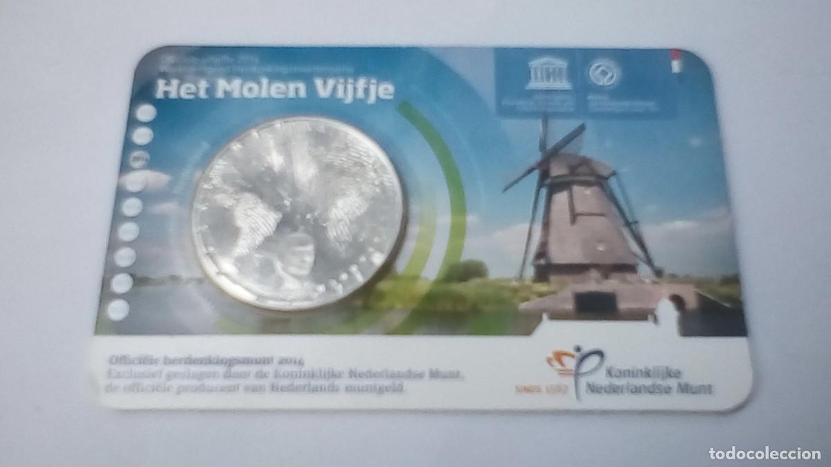 Monedas antiguas de Europa: 5 &euro; 2012 PAISES BAJOS. Molinos de Viento de Kinderdijk