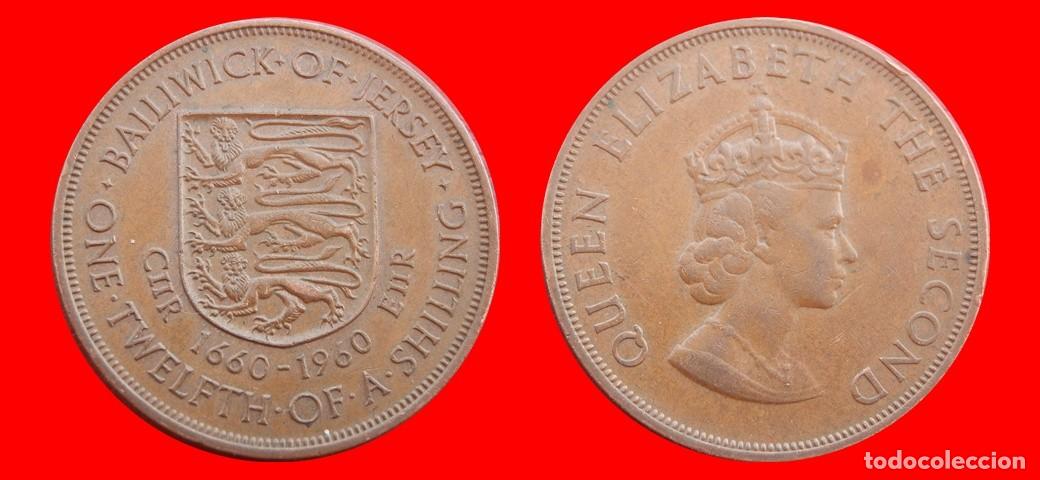 Monedas antiguas de Europa: 1/12 CHELIN SHILLING 1960 JERSEY-158746