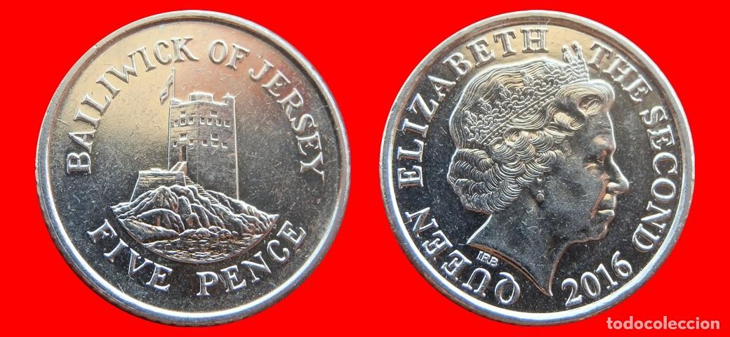 Monedas antiguas de Europa: 5 PENIQUES PENCE 2016 JERSEY-158786