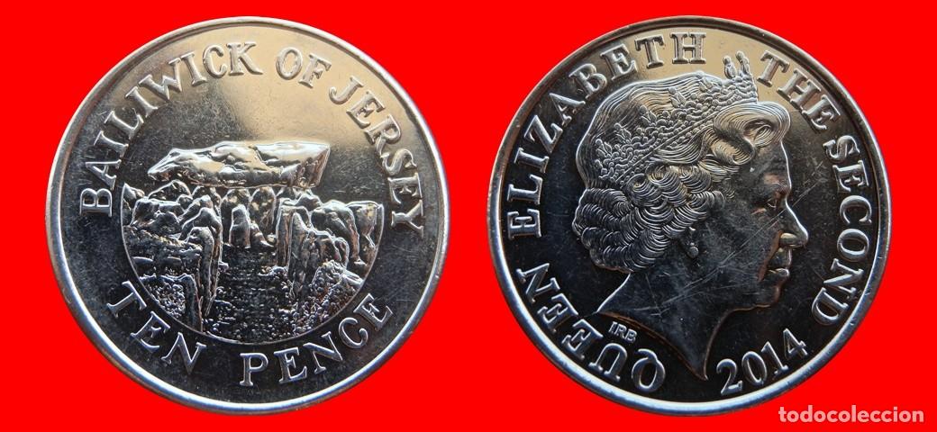 Monedas antiguas de Europa: 10 PENIQUES PENCE 2014 JERSEY-158797