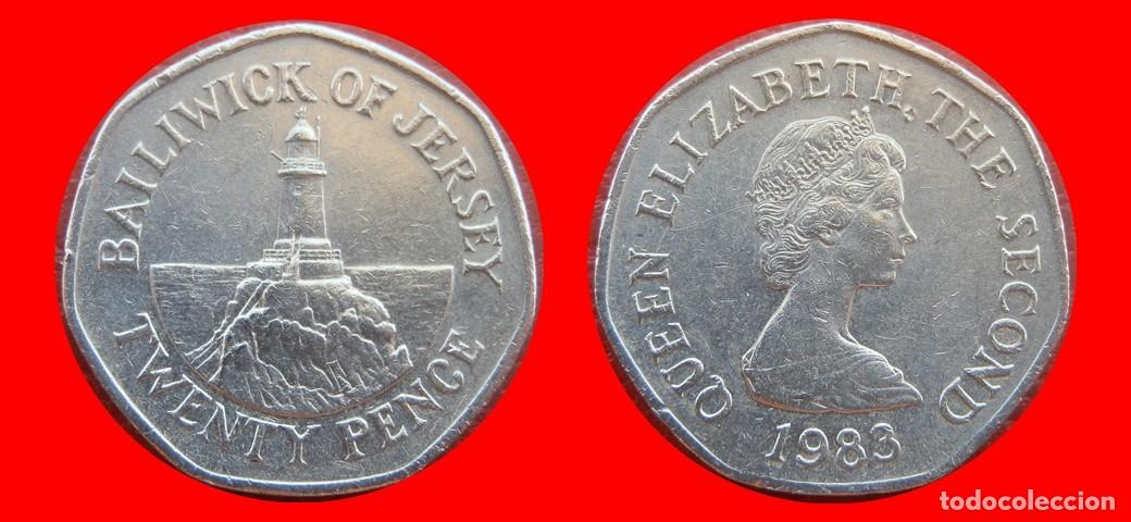 Monedas antiguas de Europa: 20 PENIQUES PENCE 1983 JERSEY-158799