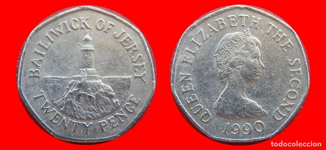 Monedas antiguas de Europa: 20 PENIQUES PENCE 1990 JERSEY-158800