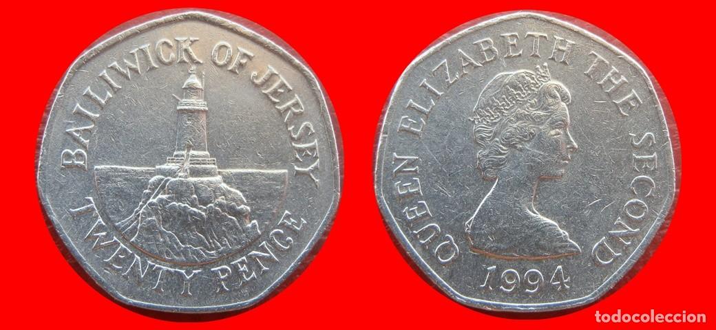 Monedas antiguas de Europa: 20 PENIQUES PENCE 1994 JERSEY-158801