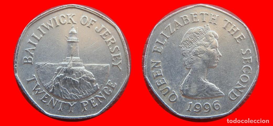 Monedas antiguas de Europa: 20 PENIQUES PENCE 1996 JERSEY-158802