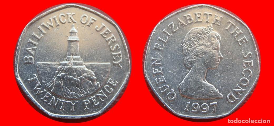 Monedas antiguas de Europa: 20 PENIQUES PENCE 1997 JERSEY-158803