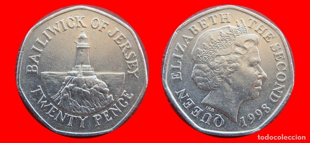Monedas antiguas de Europa: 20 PENIQUES PENCE 1998 JERSEY-158804