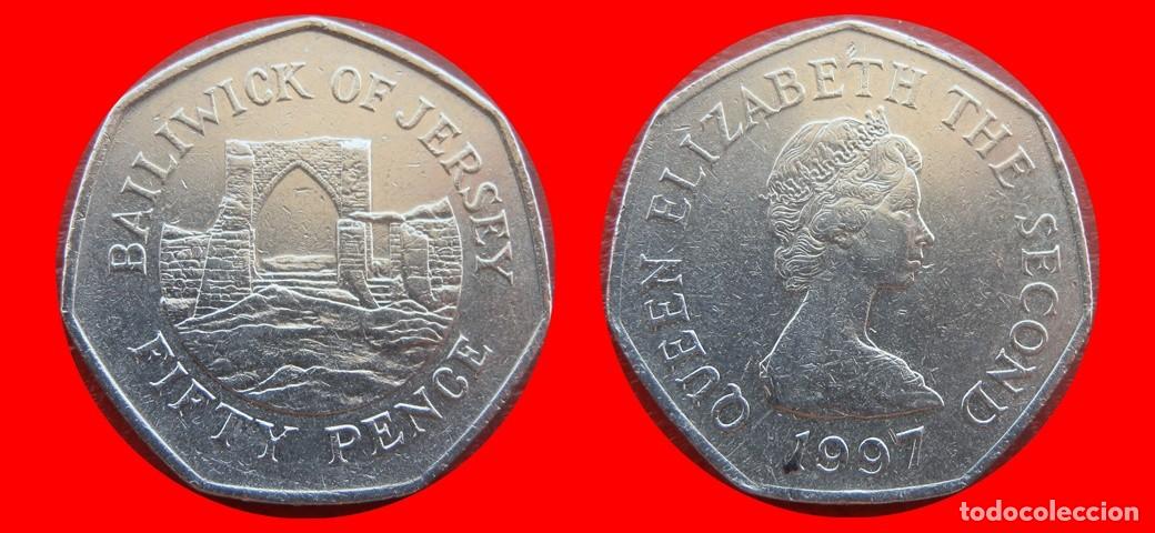 Monedas antiguas de Europa: 50 PENIQUES PENCE 1997 JERSEY-158817