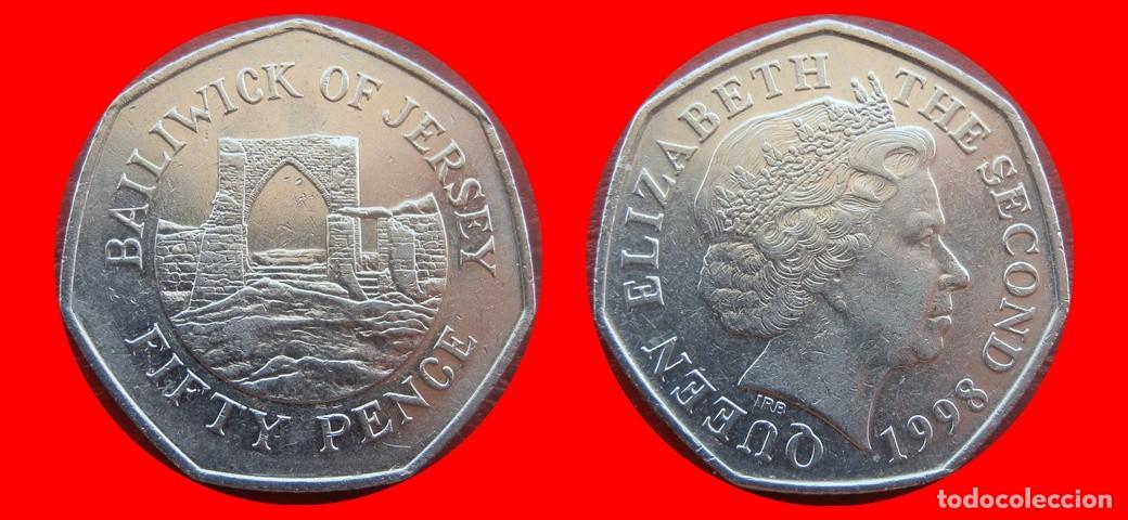 Monedas antiguas de Europa: 50 PENIQUES PENCE 1998 JERSEY-158818