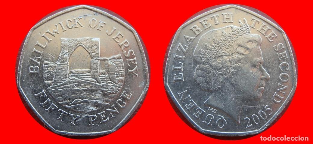 Monedas antiguas de Europa: 50 PENIQUES PENCE 2005 JERSEY-158819