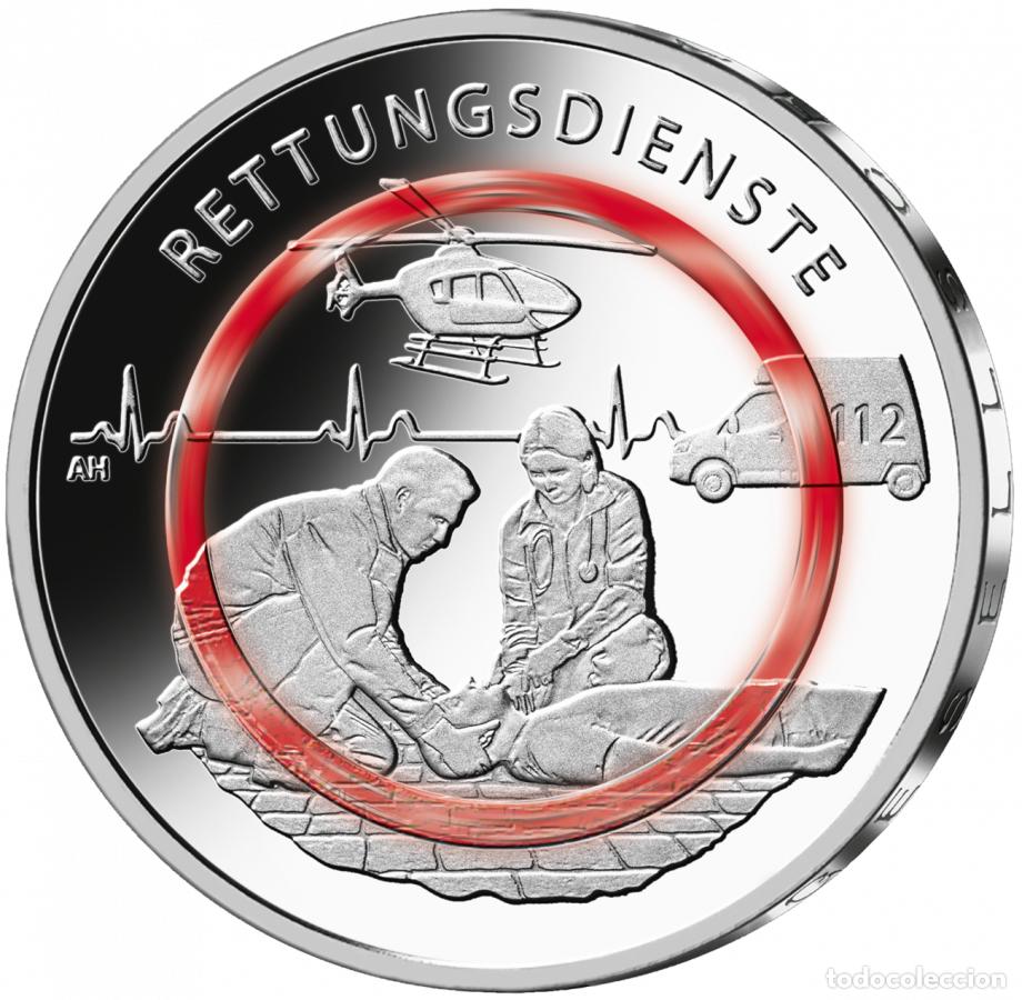 Monedas antiguas de Europa: ALEMANIA 10 euro 2026 Servicio de Emergencias 112 - Rescate