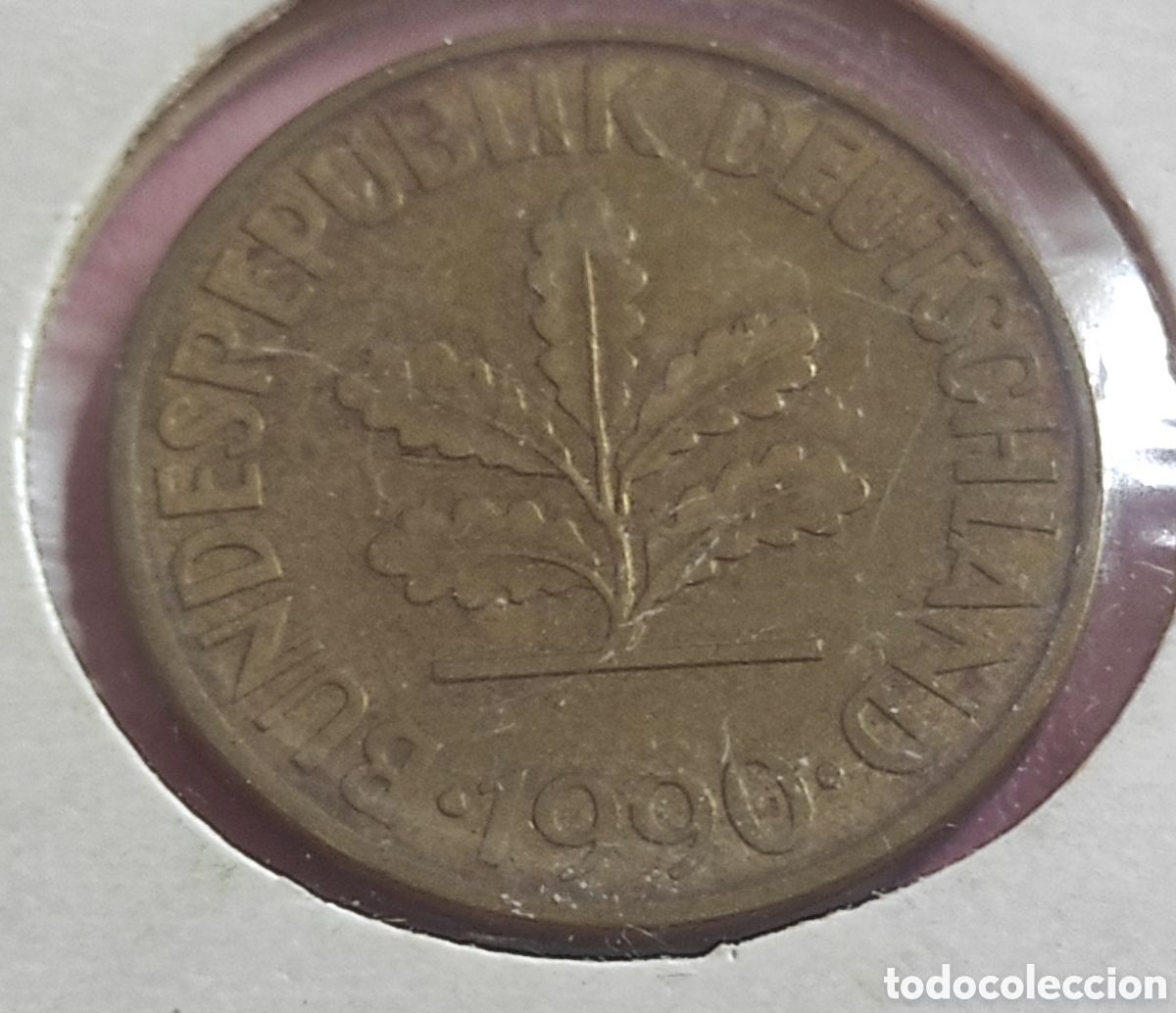 Monedas antiguas de Europa: ALEMANIA 10 PFENNIG 1990 G