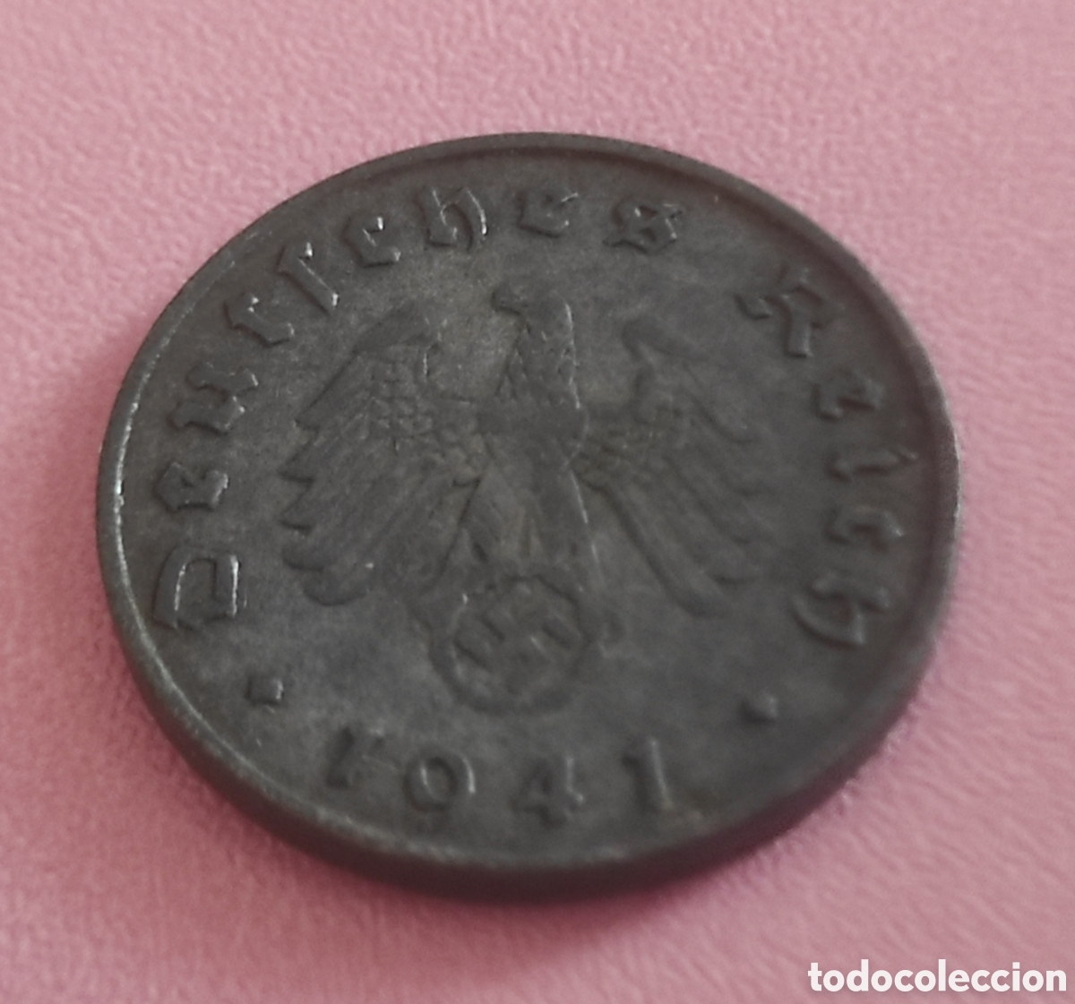 Monedas antiguas de Europa: ALEMANIA 10 PFENNIG 1941 A - GOBIERNO NAZI - ESV&Aacute;STICA