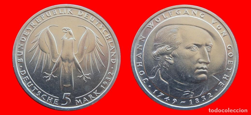 Monedas antiguas de Europa: 5 MARCOS 1982 BRD ALEMANIA-153840