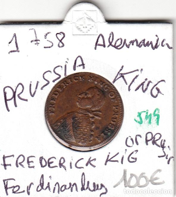 Monedas antiguas de Europa: CR0549 MONEDA ALEMANIA PRUSIA 1758