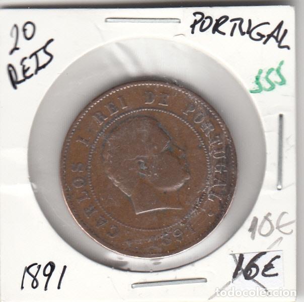 Monedas antiguas de Europa: CR0555 MONEDA PORTUGAL 20 REIS 1891