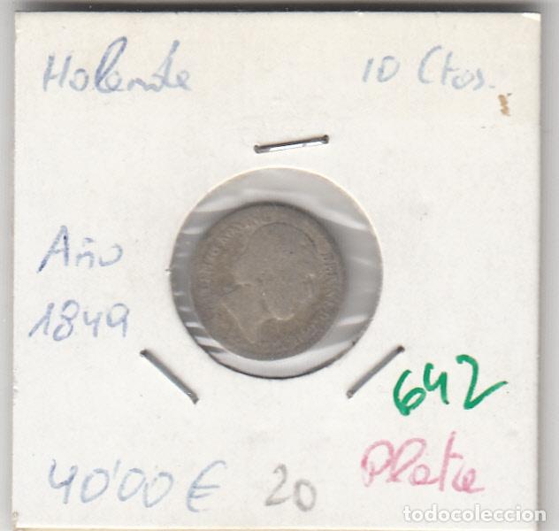 Monedas antiguas de Europa: CR0642 MONEDA HOLANDA PLATA 10 CENTIMOS 1849