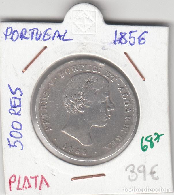 Monedas antiguas de Europa: CR0687 MONEDA PORTUGAL PLATA 500 REIS 1856