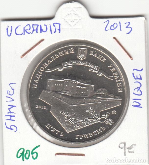 Monete antiche di Europa: CR0905 MONEDA UCRANIA 5 HRYVEN 2013 NIQUEL