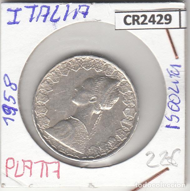 Monedas antiguas de Europa: CR2429 MONEDA ITALIA 500 LIRAS 1958 PLATA