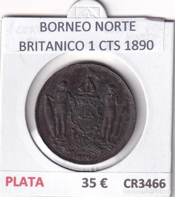 Monedas antiguas de Europa: CR3466 MONEDA BORNEO DEL NORTE BRITANICO 1 CENTIMO 1890
