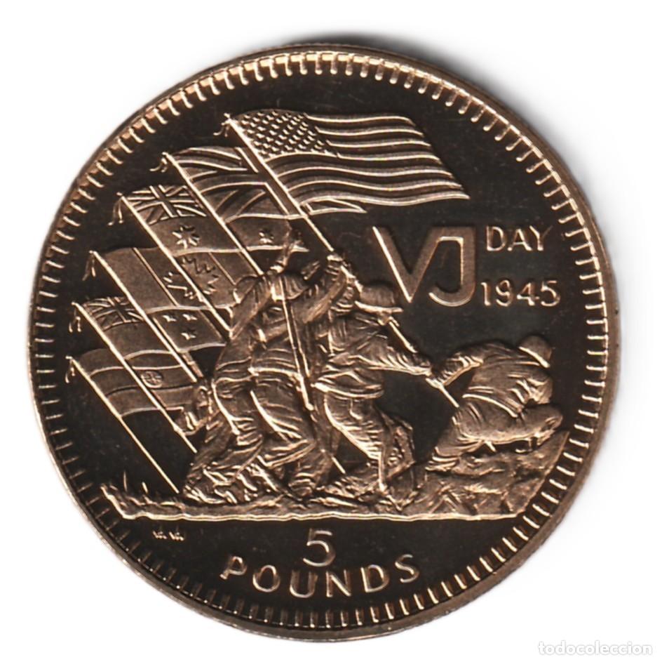 Monedas antiguas de Europa: Gibraltar 5 libras 1995 KM# 335