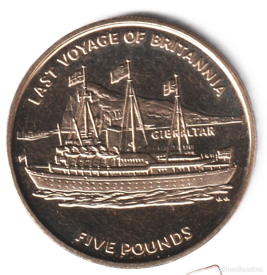 Monedas antiguas de Europa: Gibraltar 5 libras 1997 KM# 607