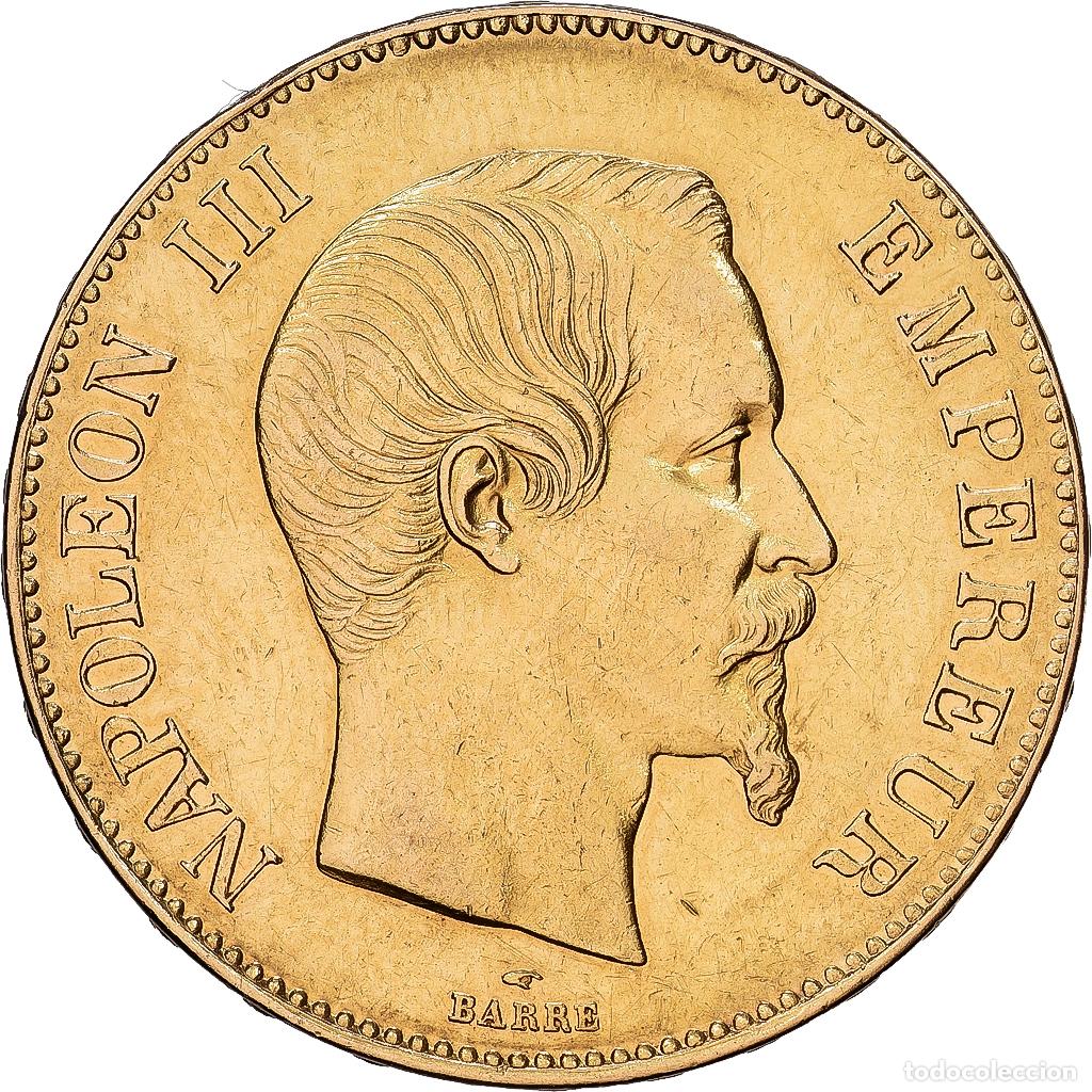 Monedas antiguas de Europa: [#1121766] Francia, Napoleon III, 100 Francs, 1858, Paris, Oro, EBC, Gadoury:1135, KM:786.1