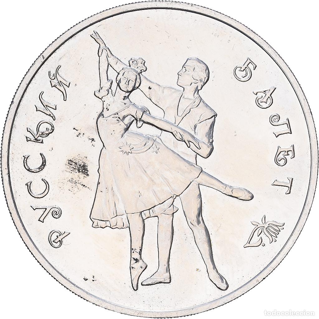Monedas antiguas de Europa: [#1121765] Rusia, 3 Roubles, Russian Ballet, 1993, Moscow, Plata, EBC, KM:323