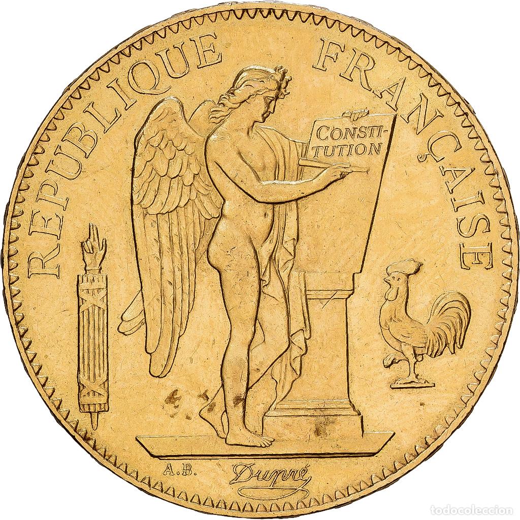 Monedas antiguas de Europa: [#1203107] Francia, 100 Francs, G&eacute;nie, 1878, Paris, Oro, EBC, KM:832