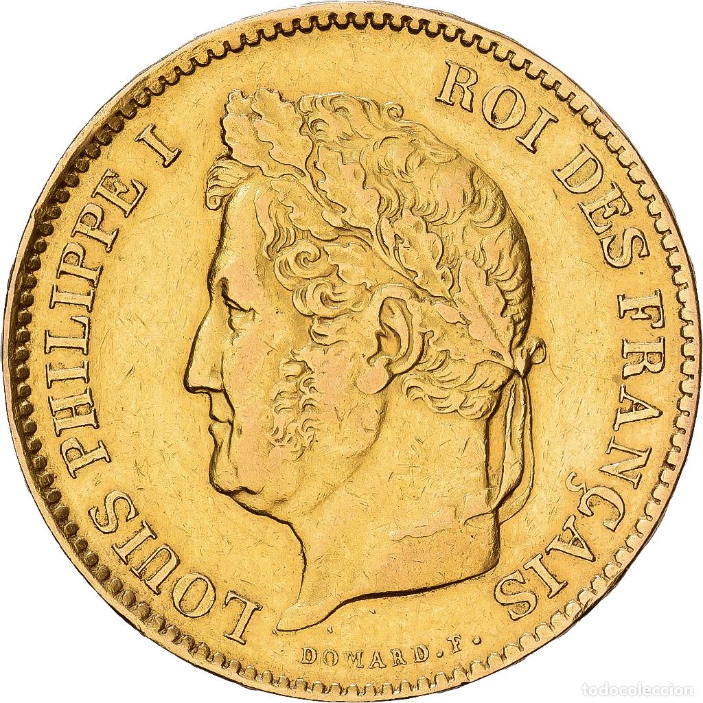 Monedas antiguas de Europa: [#1540104] Francia, 40 Francs, Louis-Philippe, 1831, Paris, Oro, BC+, KM:747.1