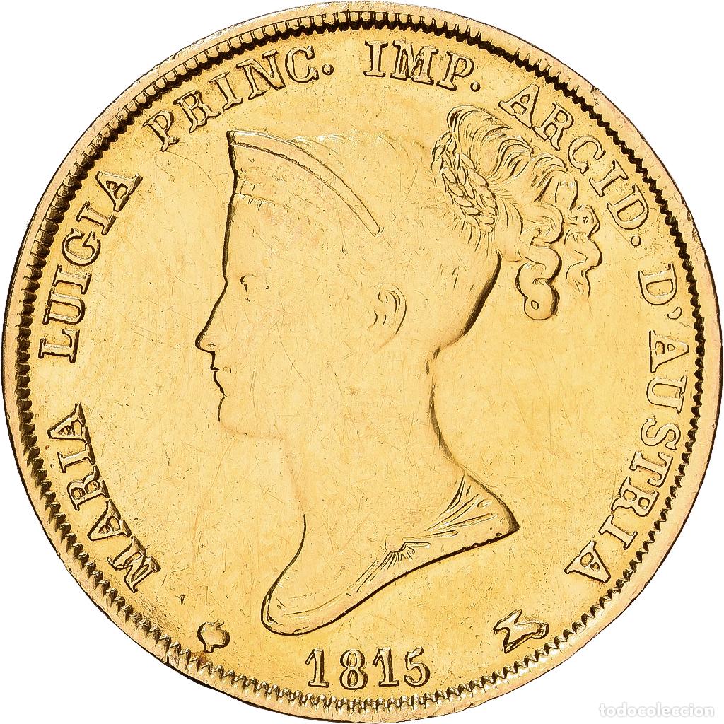 Monedas antiguas de Europa: [#1121700] Estados italianos, PARMA, Maria Luigia, 40 Lire, 1815, Milan, Oro, BC+, KM:32