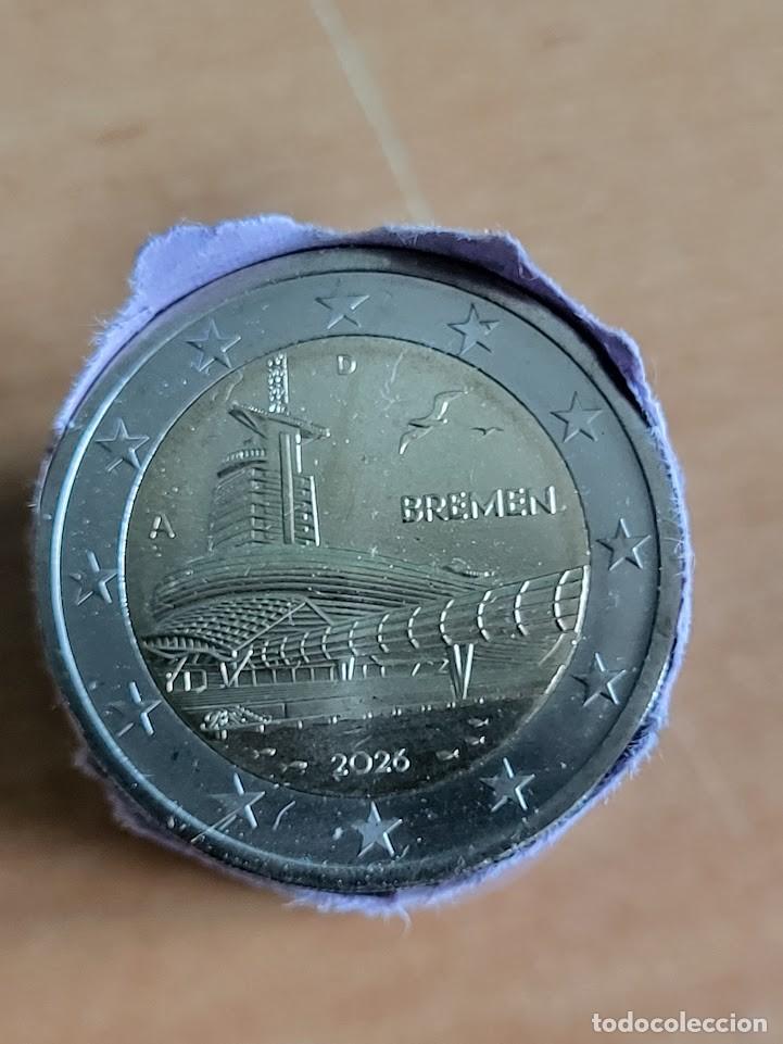 Monedas antiguas de Europa: Moneda 2 Euros Conmemorativa Alemania 2026 - Estado de Bremen - Ceca A
