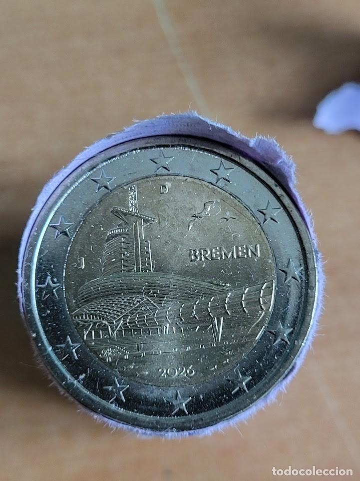 Monedas antiguas de Europa: Moneda 2 Euros Conmemorativa Alemania 2026 - Estado de Bremen - Ceca J