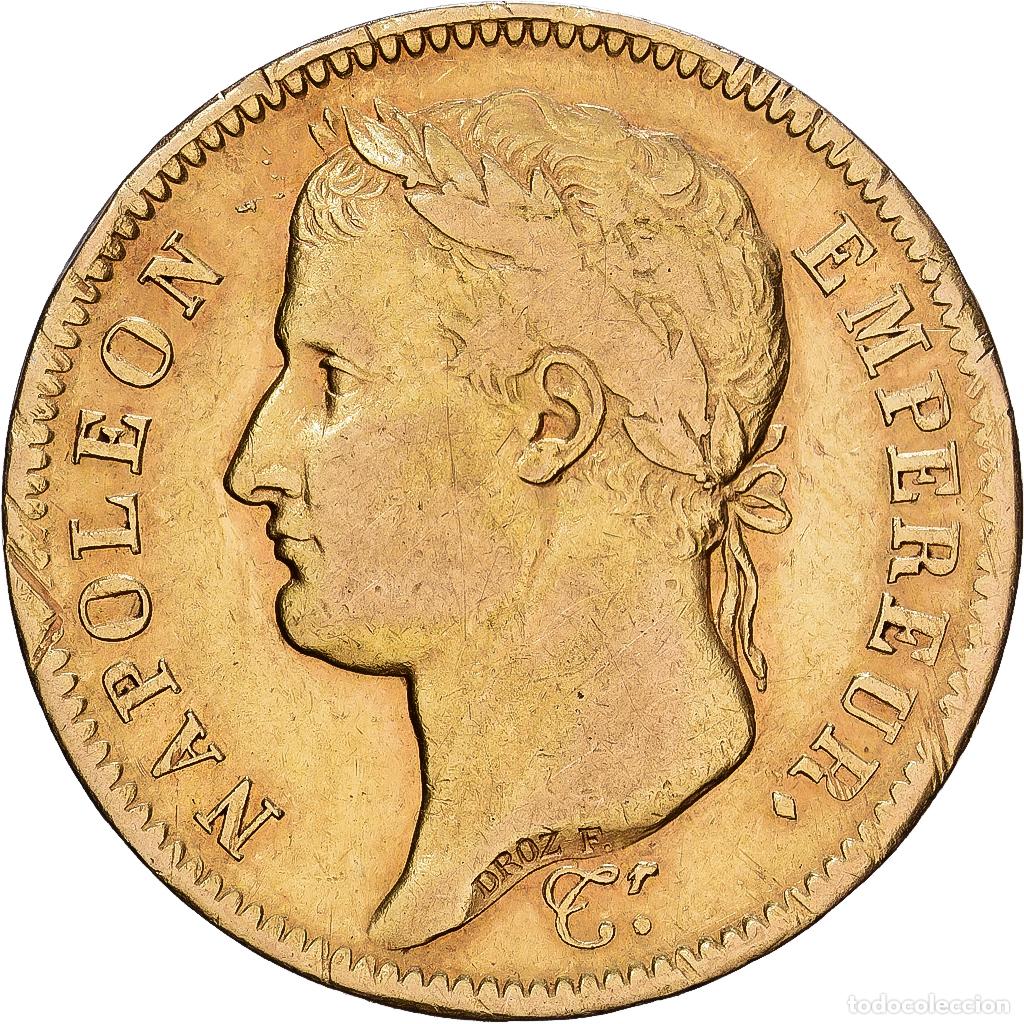 Monedas antiguas de Europa: [#1203119] Francia, 40 Francs, Napol&eacute;on I, 1811, Paris, Oro, BC+, KM:696.1