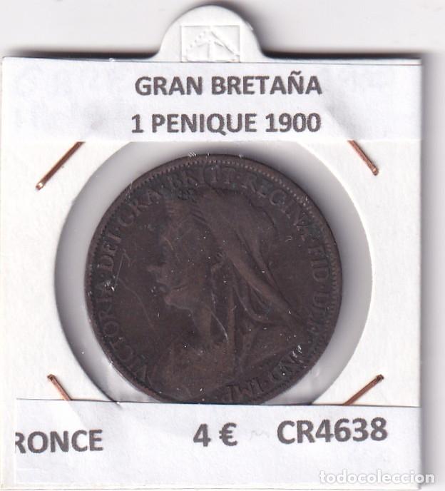 Monedas antiguas de Europa: CR4638 MONEDA GRAN BRETA&Ntilde;A 1 PENIQUE 1900 BRONCE
