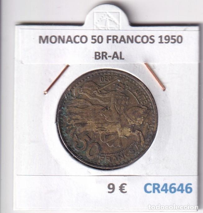 Monedas antiguas de Europa: CR4646 MONEDA MONACO 50 FRANCOS 1950 BR-AL