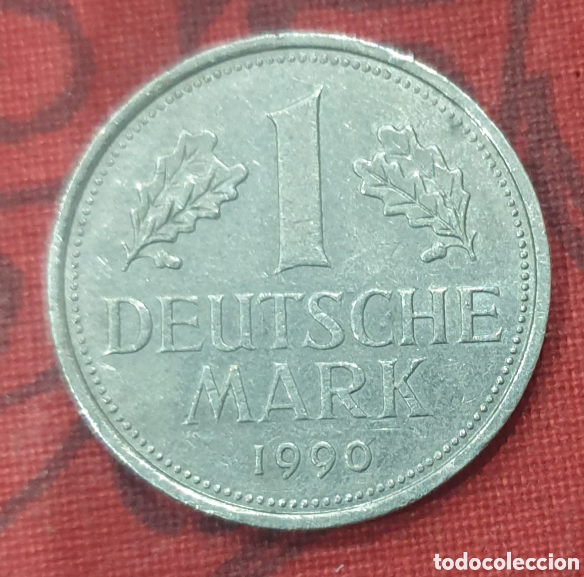 Monedas antiguas de Europa: Alemania. 1 marco de 1990