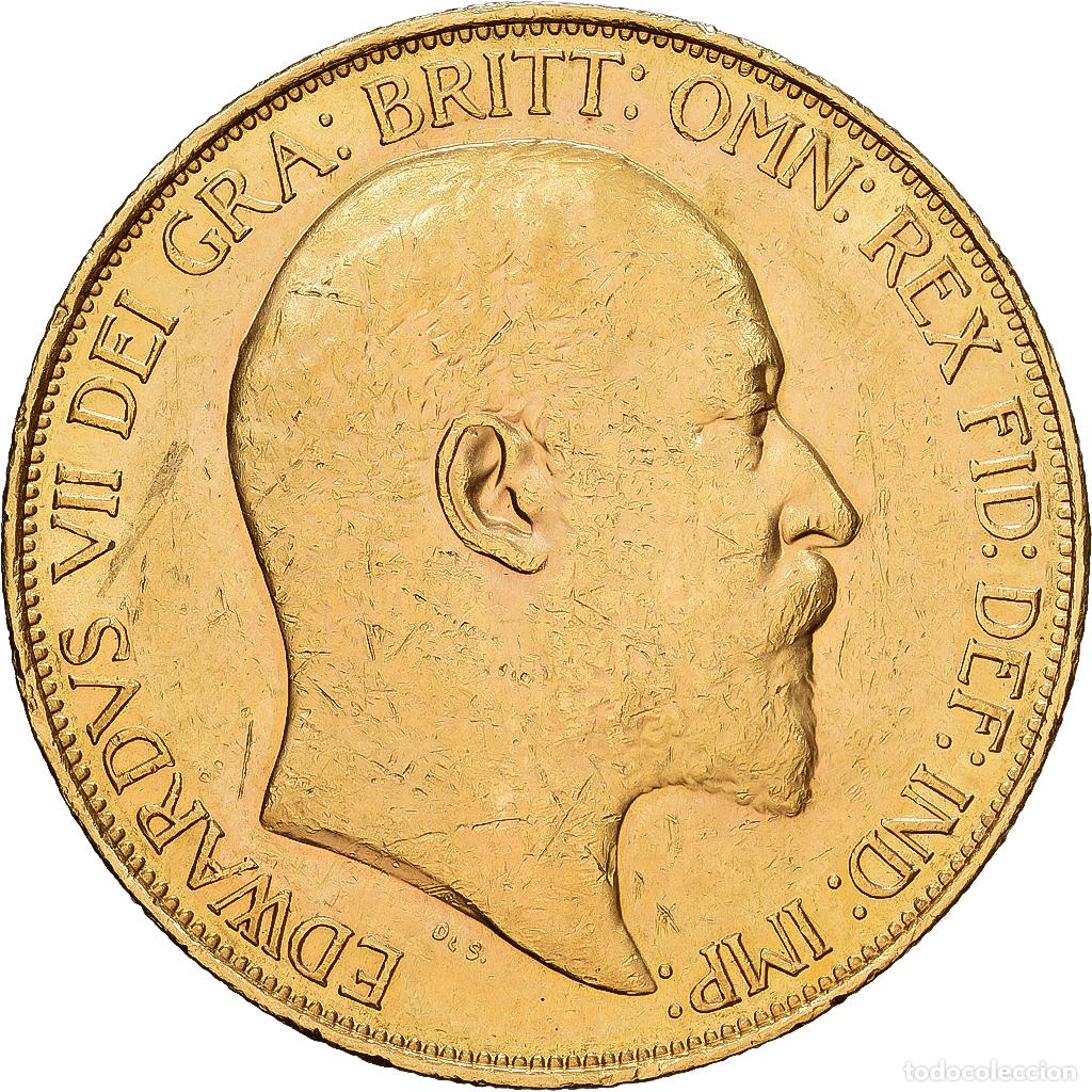Monedas antiguas de Europa: [#1118034] Gran Breta&ntilde;a, Edward VII, 5 Pounds, 1902, British Royal Mint, 5 Souverains