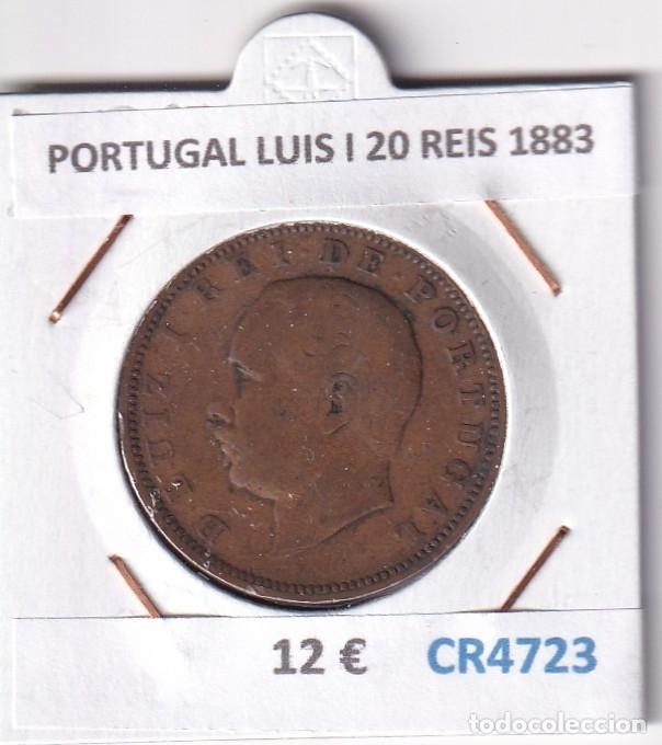 Monedas antiguas de Europa: CR4723 MONEDA PORTUGAL LUIS I 20 REIS 1883 BRONCE
