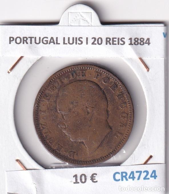 Monedas antiguas de Europa: CR4724 MONEDA PORTUGAL LUIS I 20 REIS 1884 BRONCE