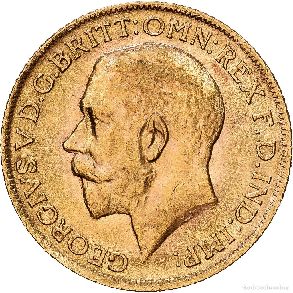 Monedas antiguas de Europa: [#1540109] Gran Breta&ntilde;a, George V, Sovereign, 1914, Oro, EBC, KM:820
