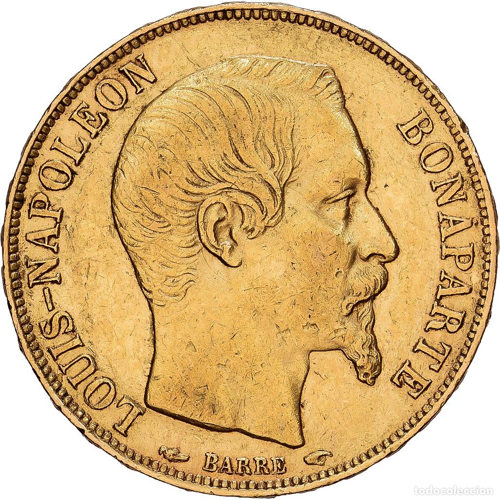 Monedas antiguas de Europa: [#1121738] Francia, 20 Francs, Louis Napol&eacute;on Bonaparte, 1852, Paris, Oro, MBC+