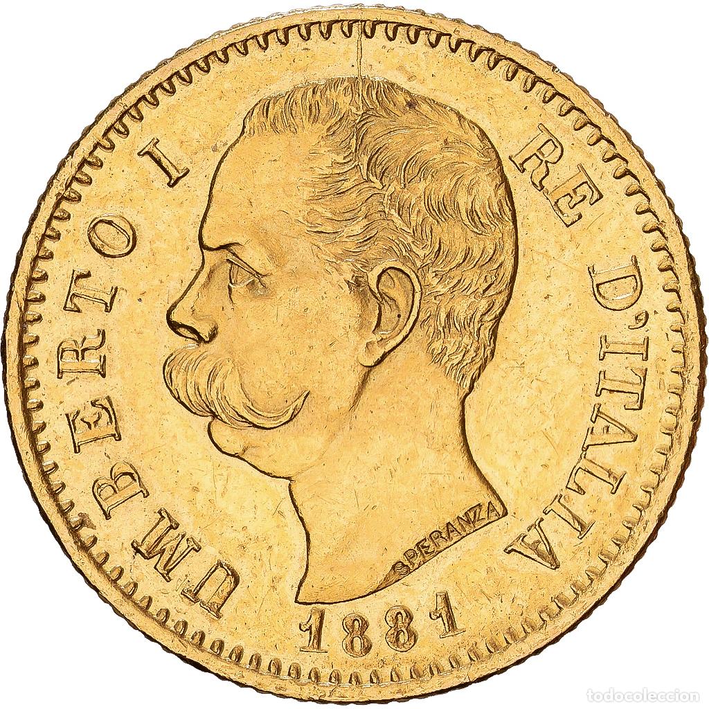 Monedas antiguas de Europa: [#1540097] Italia, Umberto I, 20 Lire, 1881, Rome, Oro, EBC, KM:21