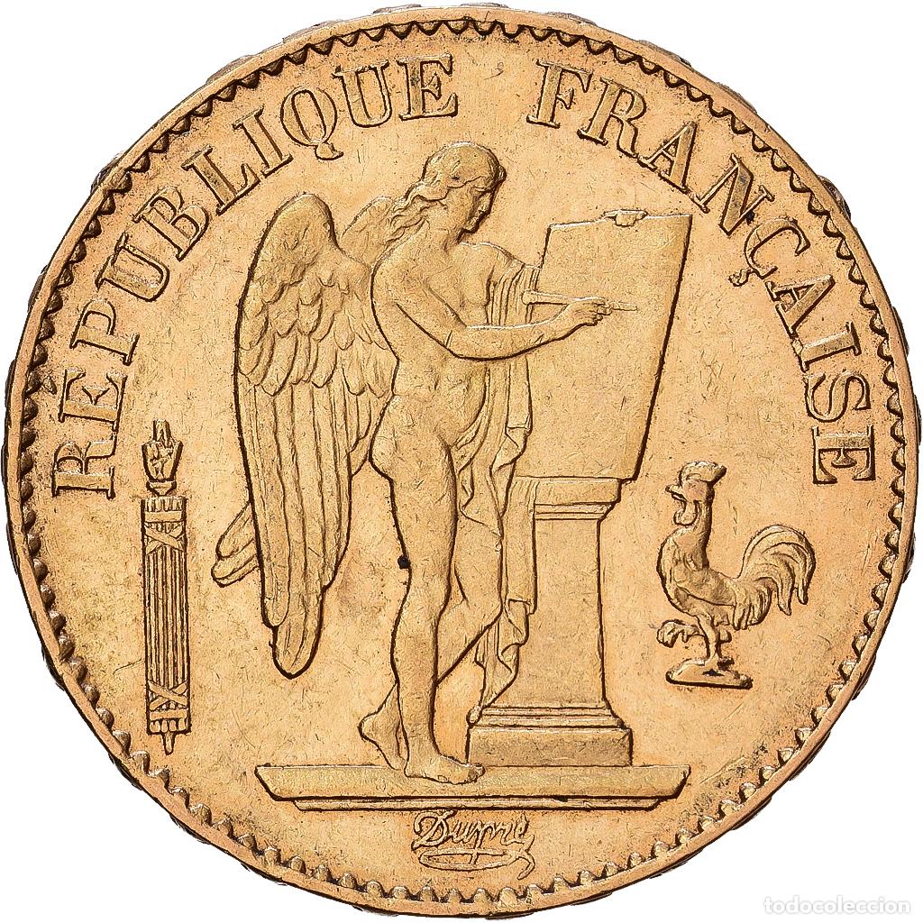 Monedas antiguas de Europa: [#1540139] Francia, 20 Francs, G&eacute;nie, 1878, Paris, Oro, EBC, KM:825