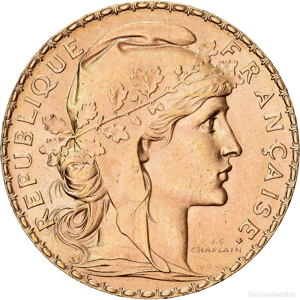 Monedas antiguas de Europa: [#1540140] Francia, 20 Francs, Marianne, 1910, Paris, Oro, EBC, KM:857