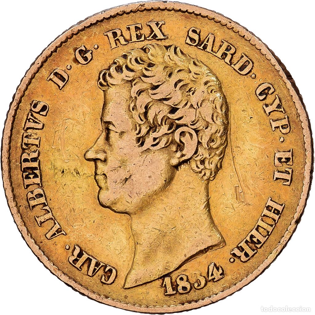 Monedas antiguas de Europa: [#1117946] Italian States, Sardinia, 20 Lire, 1834, Torino, Gold, KM:131.1