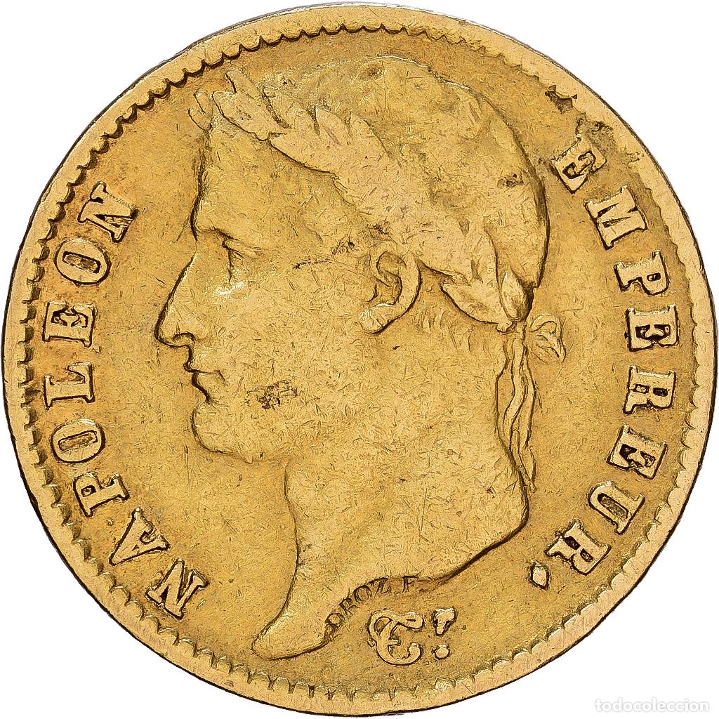 Monedas antiguas de Europa: [#1118018] FRANCE, Napol&eacute;on I, 20 Francs, 1808, Paris, KM #687.1, VF(20-25), Gold, Gadoury